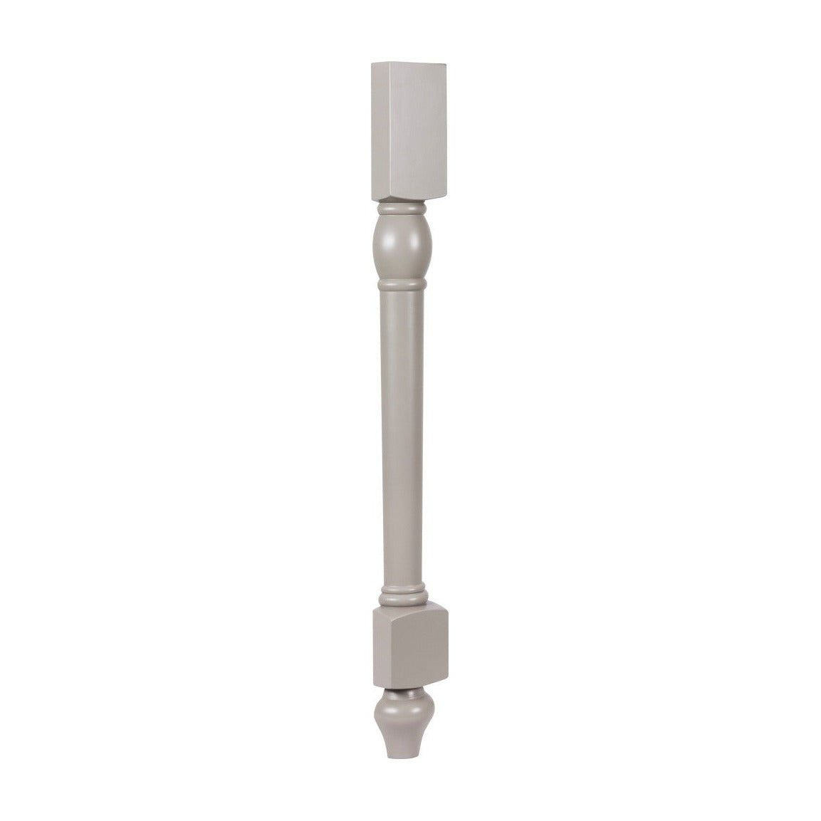 34.5"H Split Decorative Leg in Pebble Grey