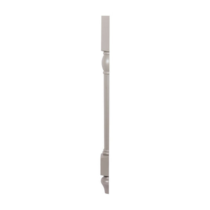 34.5"H Split Decorative Leg in Pebble Grey, view 2