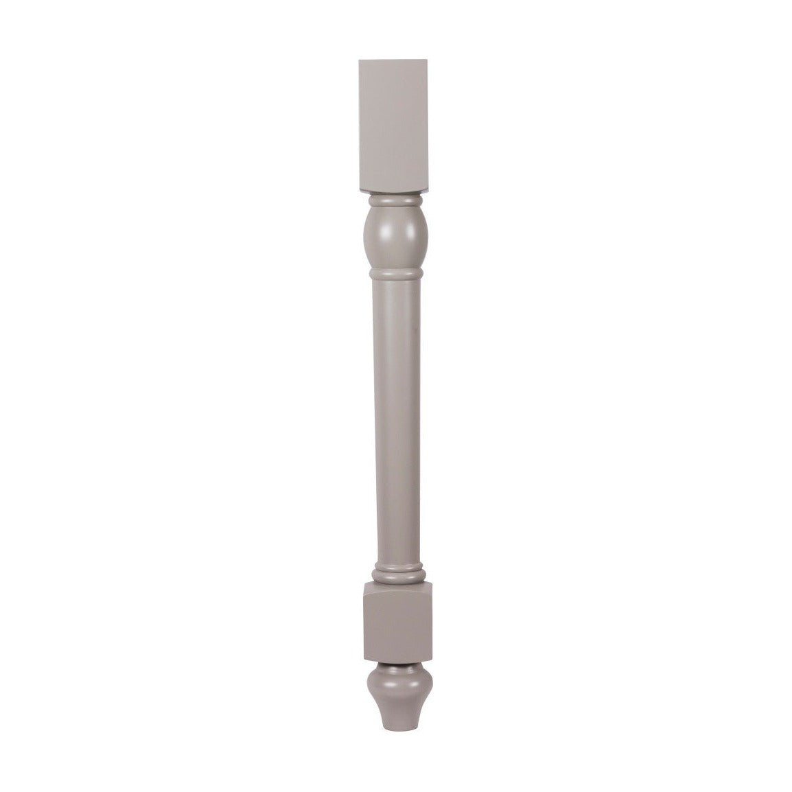 34.5"H Split Decorative Leg in Pebble Grey, view 3