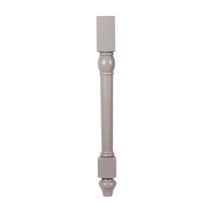 34.5"H Split Decorative Leg in Pebble Grey, view 3