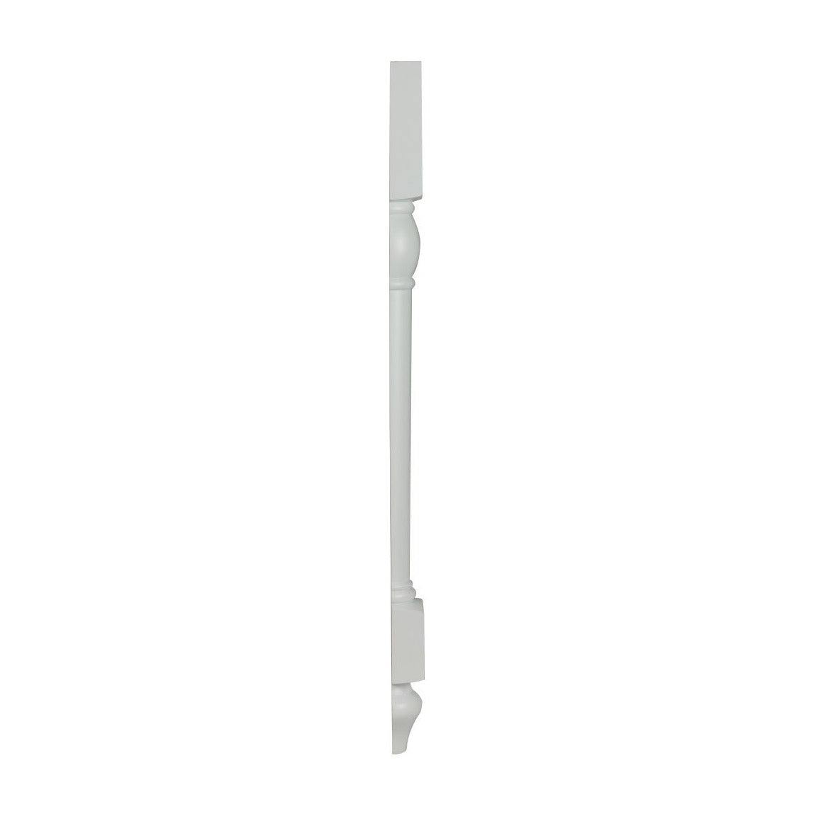 34.5"H Split Decorative Leg in Polar White, view 2