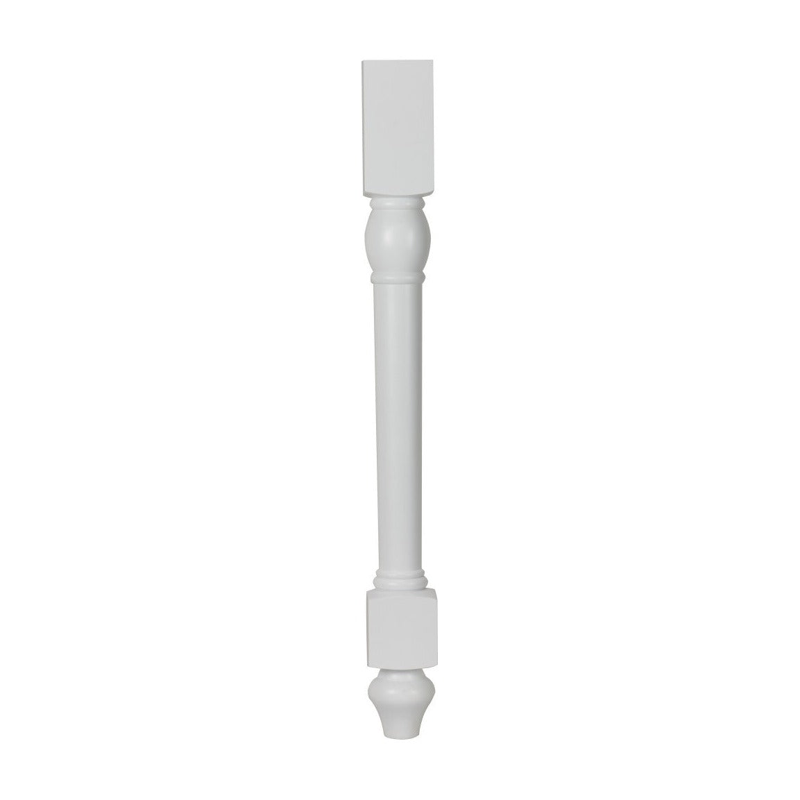 34.5"H Split Decorative Leg in Polar White, view 3