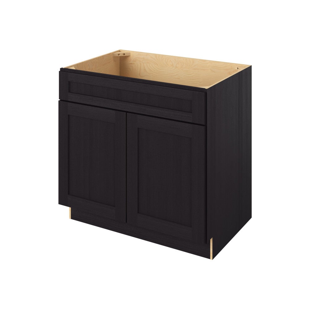 36"W Sink Base Cabinet with Double Doors in Catalina Espresso