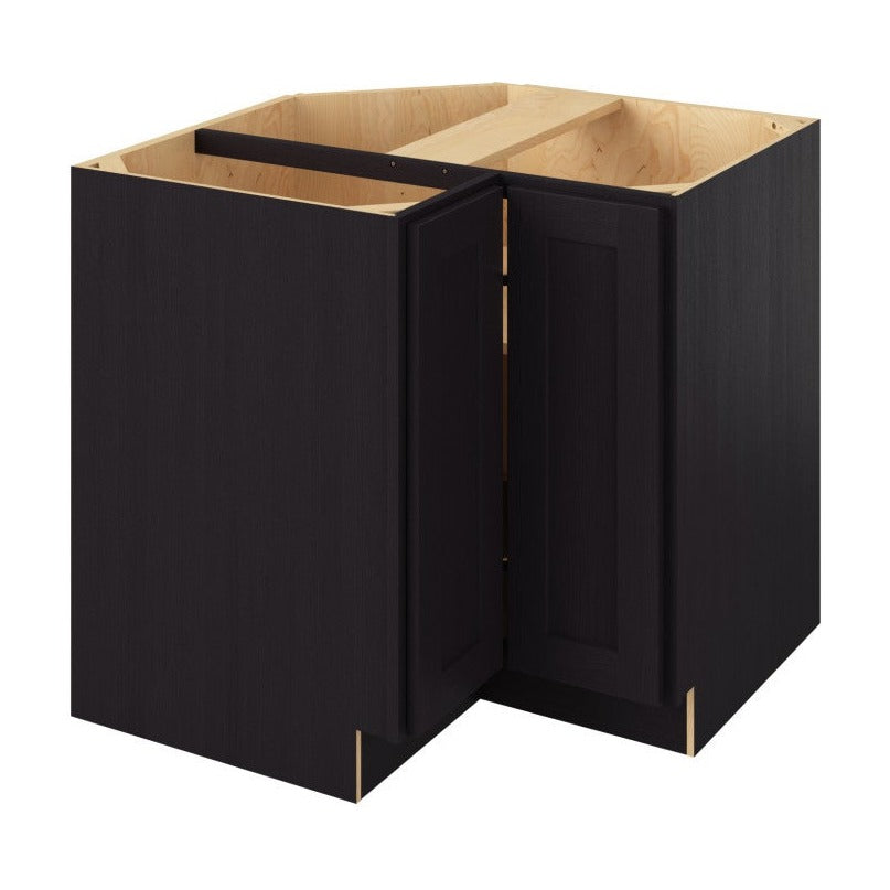 36"W Universal Corner Base Cabinet with Double Doors and One Shelf in Catalina Espresso