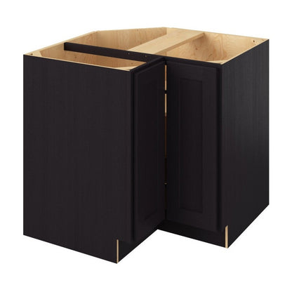 36"W Universal Corner Base Cabinet with Double Doors and One Shelf in Catalina Espresso