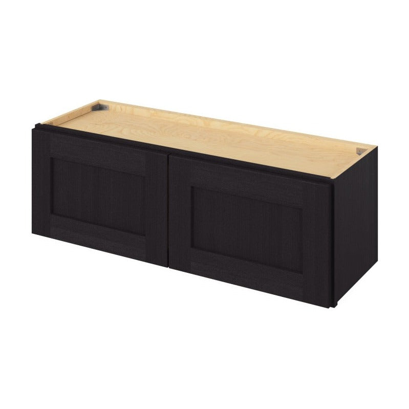 36"W x 12"H Wall Cabinet with Double Doors in Catalina Espresso