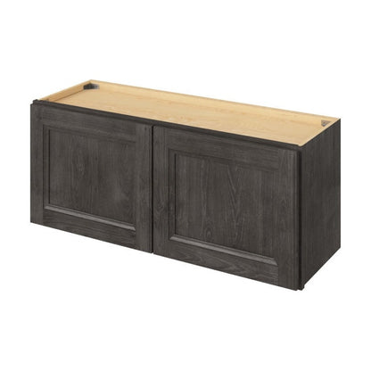 36"W x 15"H Wall Cabinet with Double Doors in Maui Slate