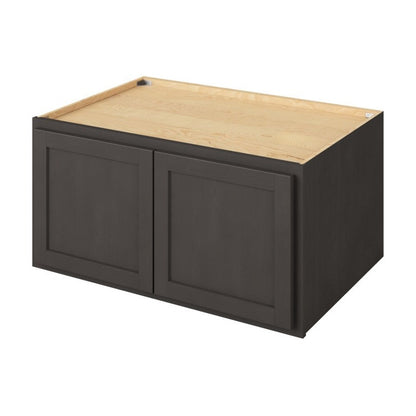 36"W x 18"H Wall Cabinet with Double Doors in Hatteras Slate