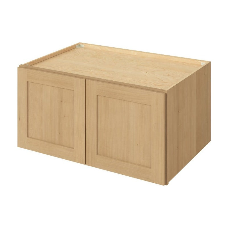 36"W x 18"H x 24"D Deep Wall Fridge Cabinet with Double Doors in Catalina Sandstone