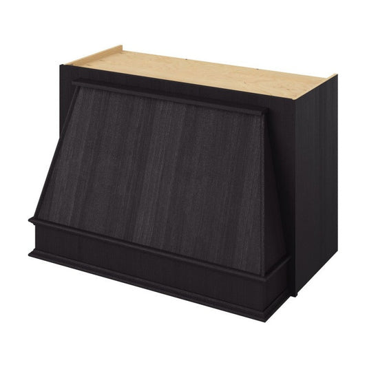 36"W x 24"H Classic Range Hood Cover in Espresso