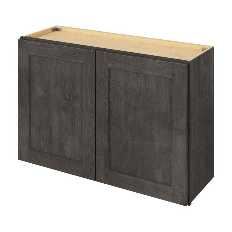 36"W x 24"H Wall Cabinet with Double Doors and One Shelf in Catalina Slate