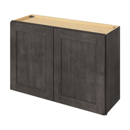 36"W x 24"H Wall Cabinet with Double Doors and One Shelf in Catalina Slate