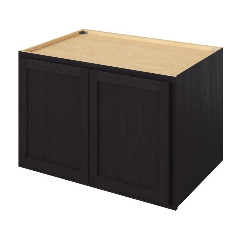 36"W x 24"H Wall Cabinet with Double Doors and One Shelf in Hatteras Espresso
