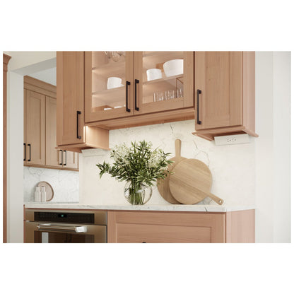 36"W x 30"H Wall Cabinet with Double Glass Doors, Two Shelves and Matching Interior in Catalina Sandstone, view 2