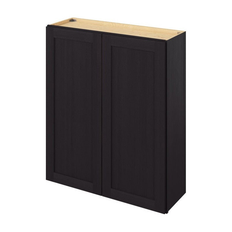 36"W x 42"H Wall Cabinet with Double Doors and Three Shelves in Catalina Espresso