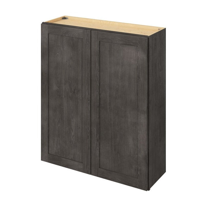 36"W x 42"H Wall Cabinet with Double Doors and Three Shelves in Catalina Slate