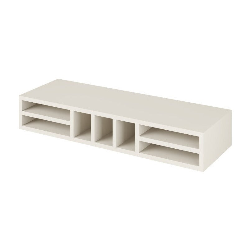 36"W x 6"H Wall Slotted Organizer in Shell White
