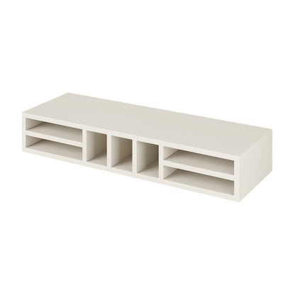 36"W x 6"H Wall Slotted Organizer in Shell White