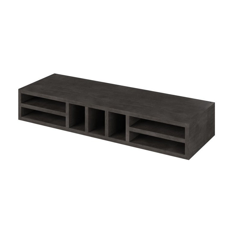 36"W x 6"H Wall Slotted Organizer in Slate