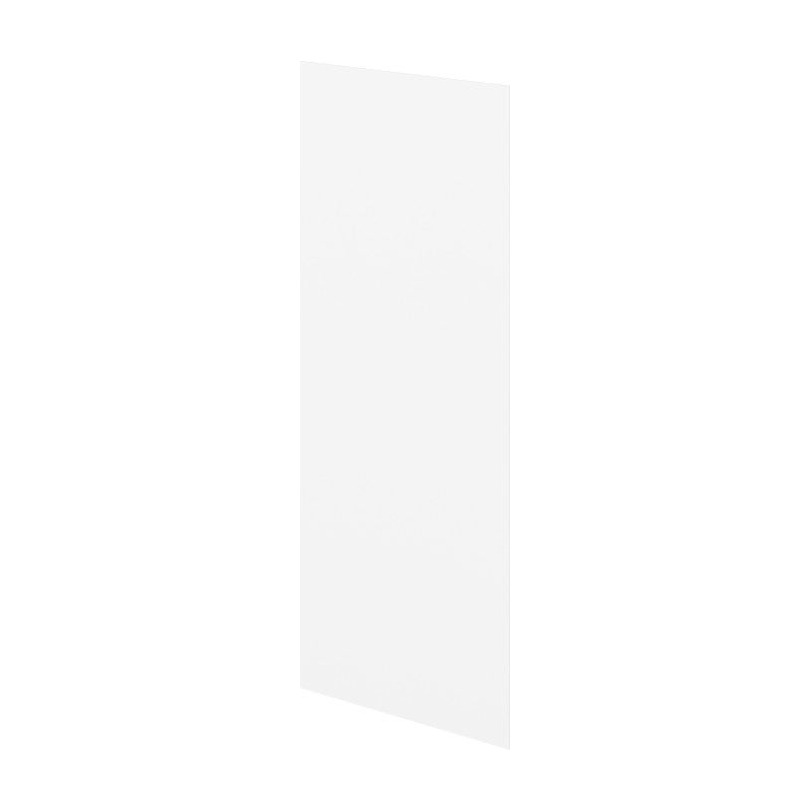 36"W x 96"H Horizontal Grain Back Panel in Polar White