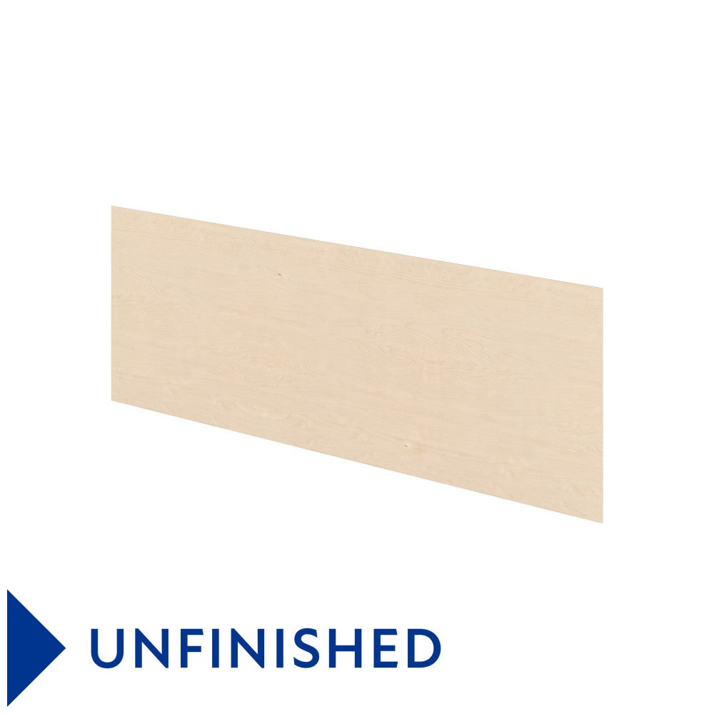 36"W x 96"H Horizontal Grain Back Panel in Unfinished