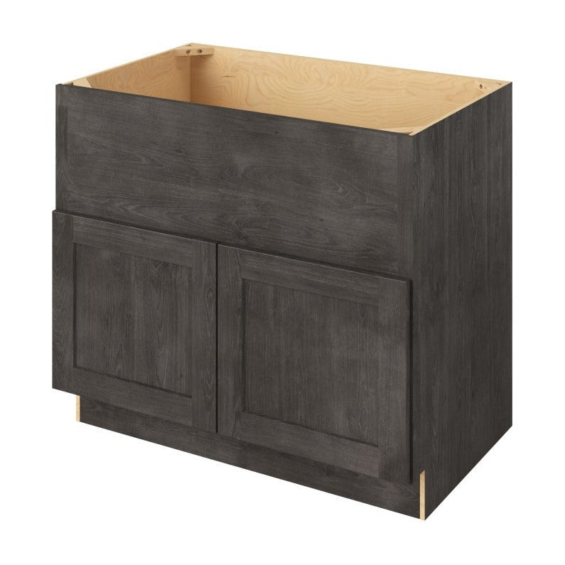 39"W Farmhouse Sink Base Cabinet with Double Doors in Catalina Slate