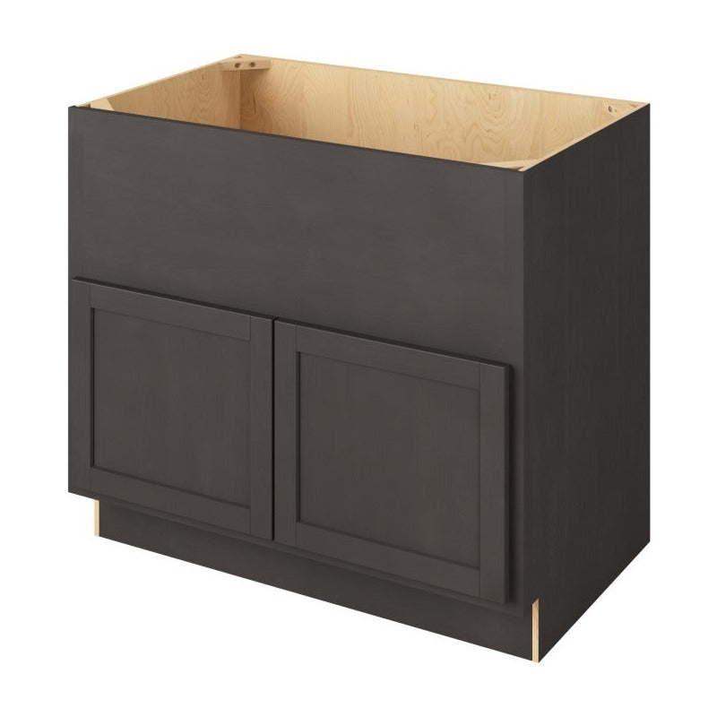 39"W Farmhouse Sink Base Cabinet with Double Doors in Hatteras Slate