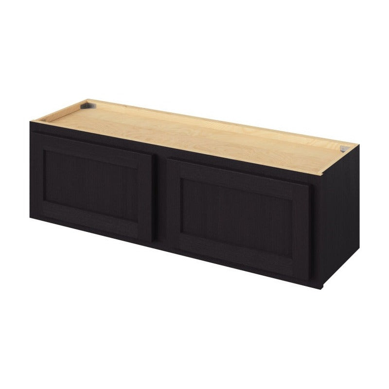 39"W x 12"H Wall Cabinet with Double Doors in Hatteras Espresso