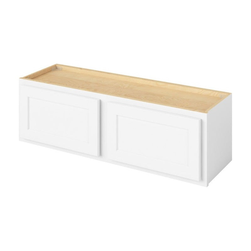 39"W x 12"H Wall Cabinet with Double Doors in Hatteras Polar White