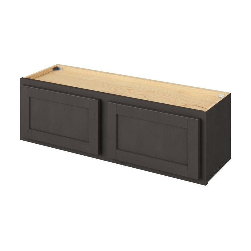 39"W x 12"H Wall Cabinet with Double Doors in Hatteras Slate