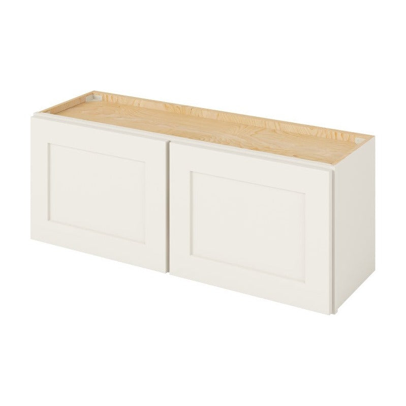 39"W x 15"H Wall Cabinet with Double Doors in Catalina Shell White