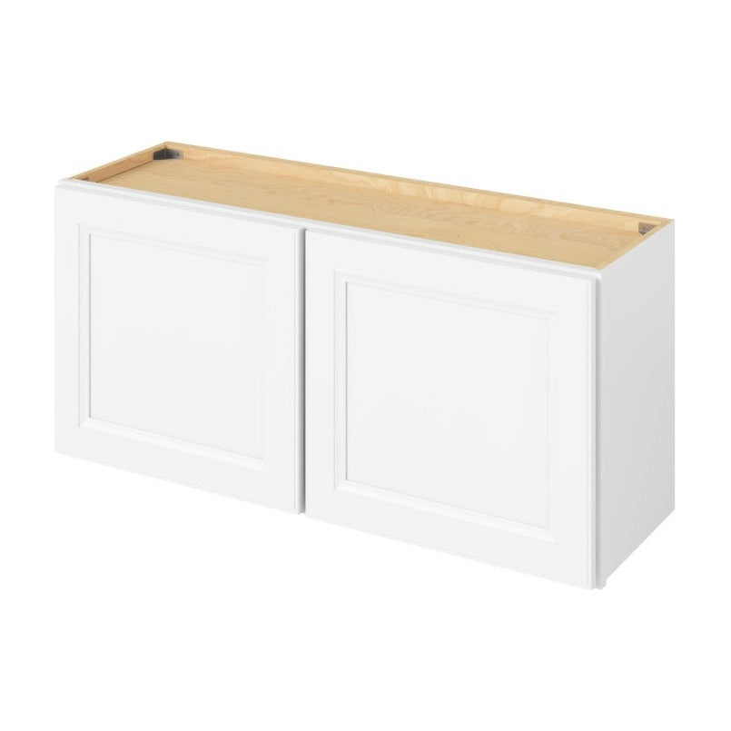 39"W x 18"H Wall Cabinet with Double Doors in Maui Polar White