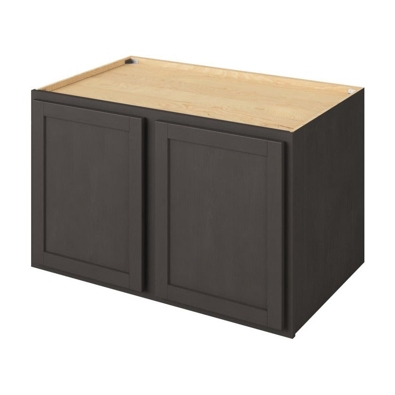 39"W x 24"H Wall Cabinet with Double Doors and One Shelf in Hatteras Slate