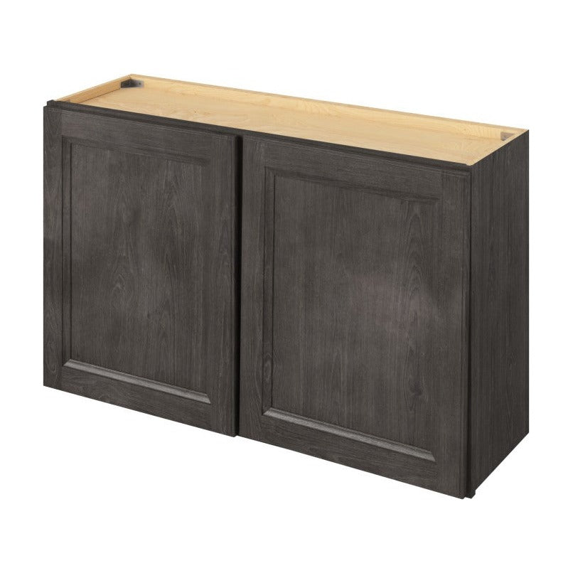 39"W x 24"H Wall Cabinet with Double Doors and One Shelf in Maui Slate
