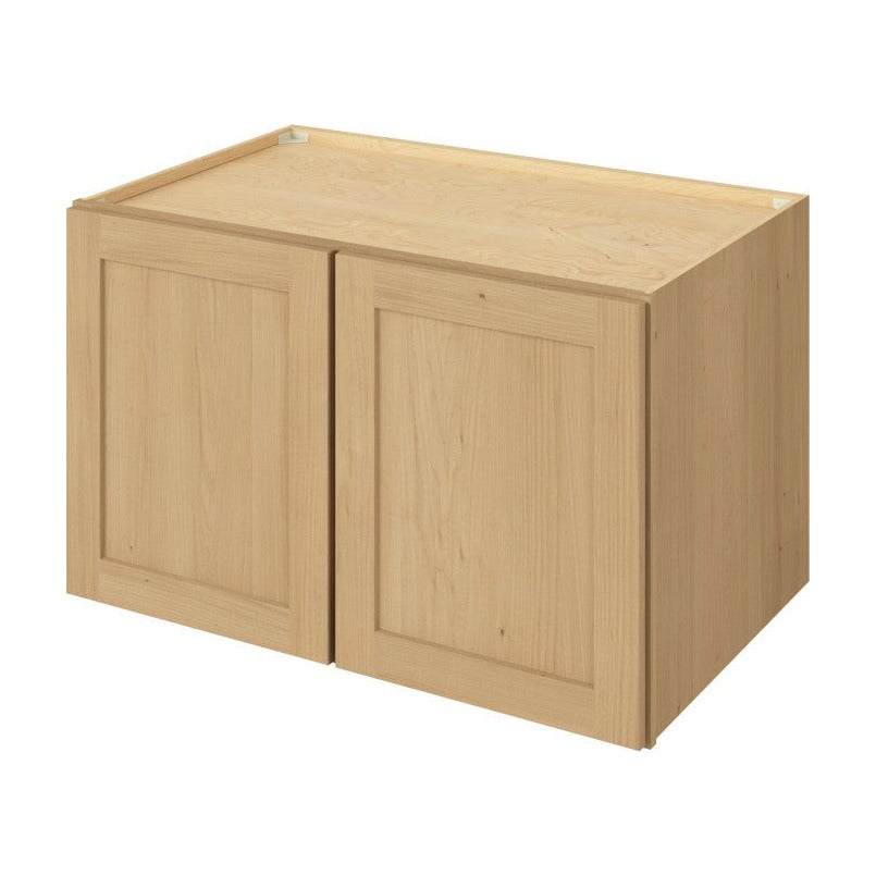 39"W x 24"H x 24"D Deep Wall Fridge Cabinet with Double Doors and One Shelf in Catalina Sandstone