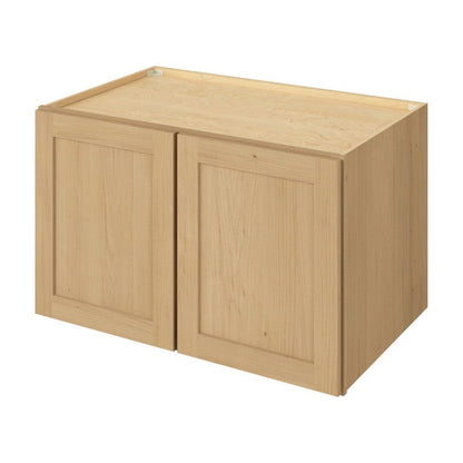 39"W x 24"H x 24"D Deep Wall Fridge Cabinet with Double Doors and One Shelf in Catalina Sandstone