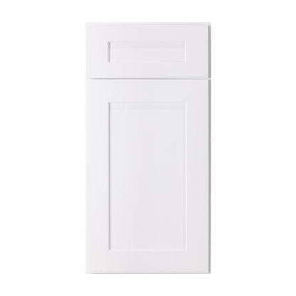 39"W x 30"H Wall Cabinet with Double Doors and Two Shelves in Catalina Polar White, view 2