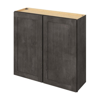 39"W x 36"H Wall Cabinet with Double Doors and Two Shelves in Catalina Slate