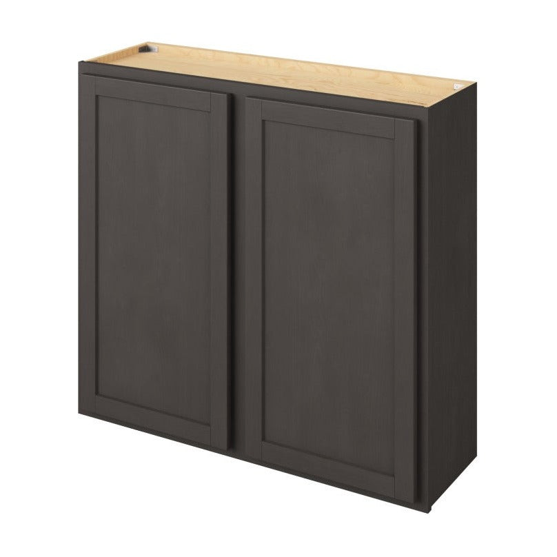 39"W x 36"H Wall Cabinet with Double Doors and Two Shelves in Hatteras Slate