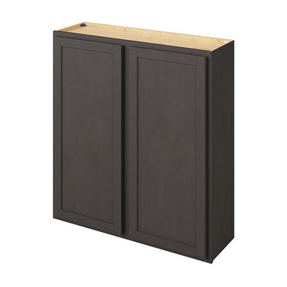 39"W x 42"H Wall Cabinet with Double Doors and Three Shelves in Hatteras Slate