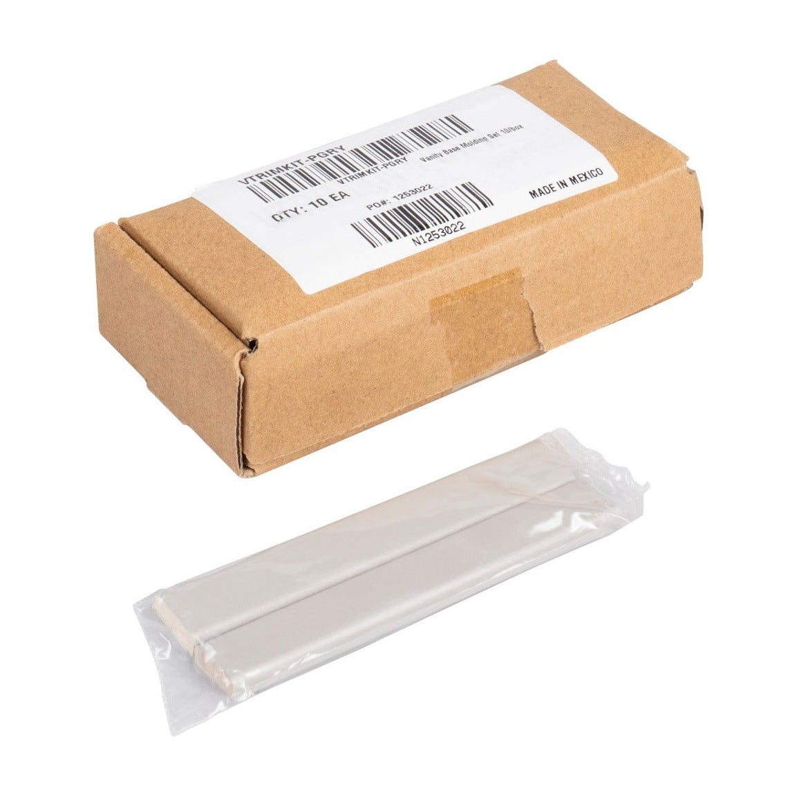 4.5"L Batten Trim Kit in Pebble Grey, view 2