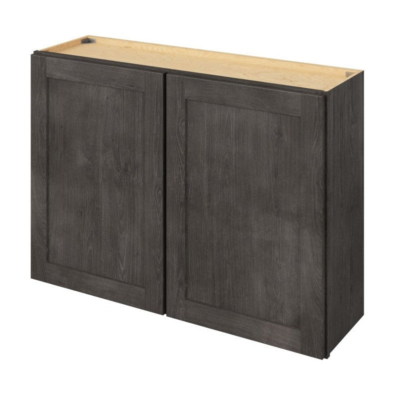 42"W x 30"H Wall Cabinet with Double Doors and Two Shelves in Catalina Slate