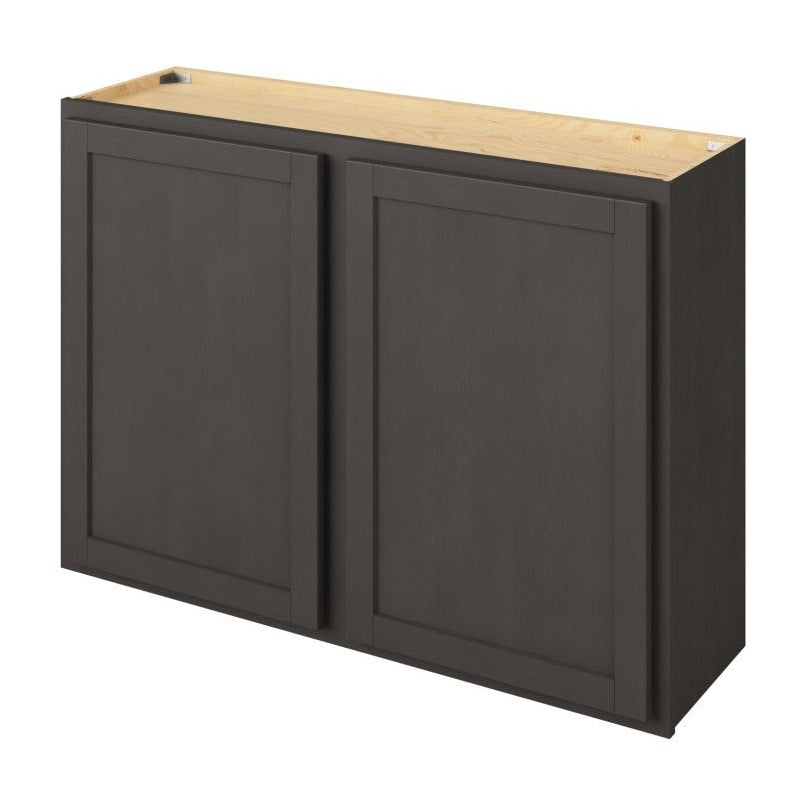 42"W x 30"H Wall Cabinet with Double Doors and Two Shelves in Hatteras Slate
