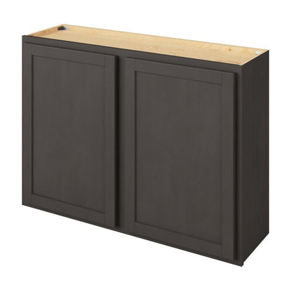 42"W x 30"H Wall Cabinet with Double Doors and Two Shelves in Hatteras Slate