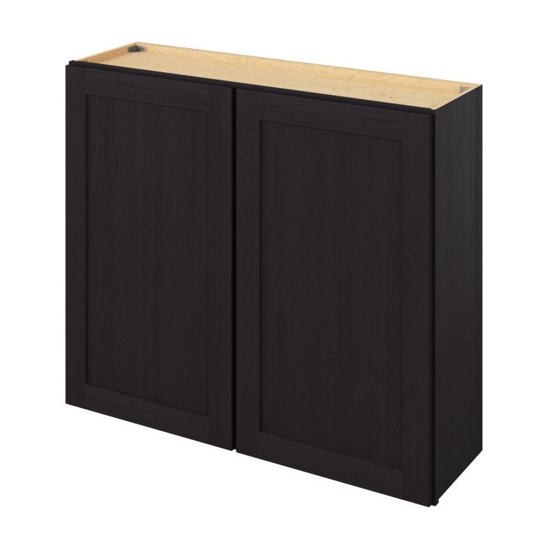 42"W x 36"H Wall Cabinet with Double Doors and Two Shelves in Catalina Espresso