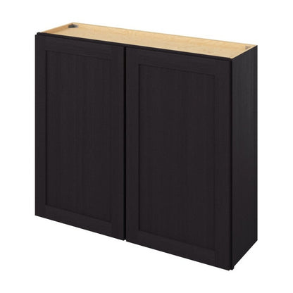 42"W x 36"H Wall Cabinet with Double Doors and Two Shelves in Catalina Espresso