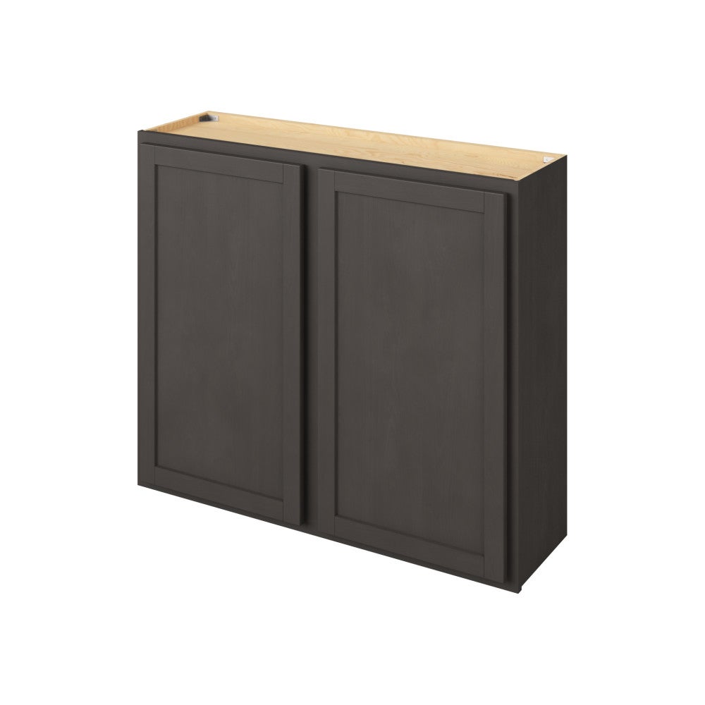 42"W x 36"H Wall Cabinet with Double Doors and Two Shelves in Hatteras Slate