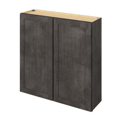 42"W x 42"H Wall Cabinet with Double Doors and Three Shelves in Catalina Slate
