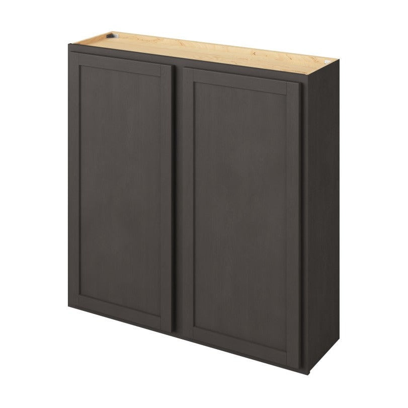 42"W x 42"H Wall Cabinet with Double Doors and Three Shelves in Hatteras Slate