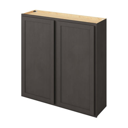 42"W x 42"H Wall Cabinet with Double Doors and Three Shelves in Hatteras Slate